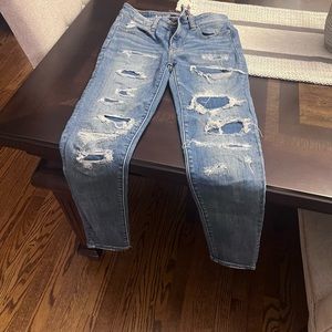 NEW Distressed American Eagle jeans Size 0